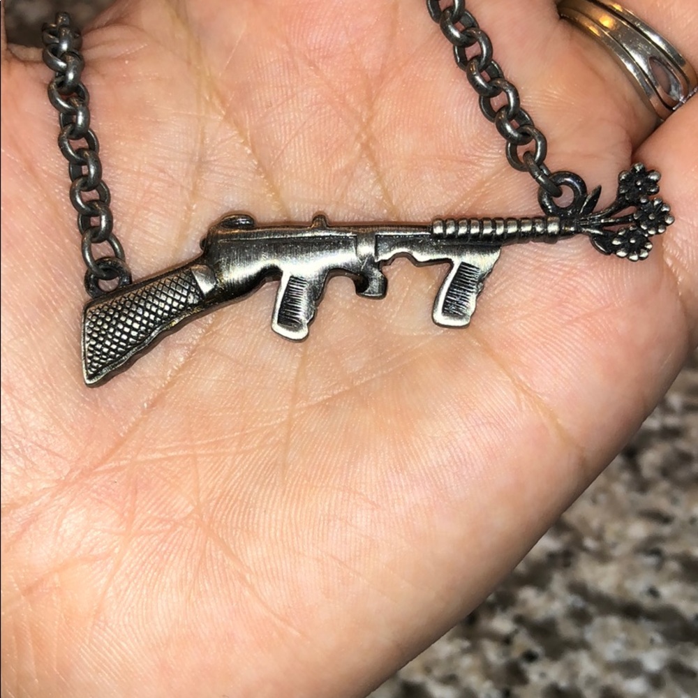 Riffle with flowers coming out of the tip